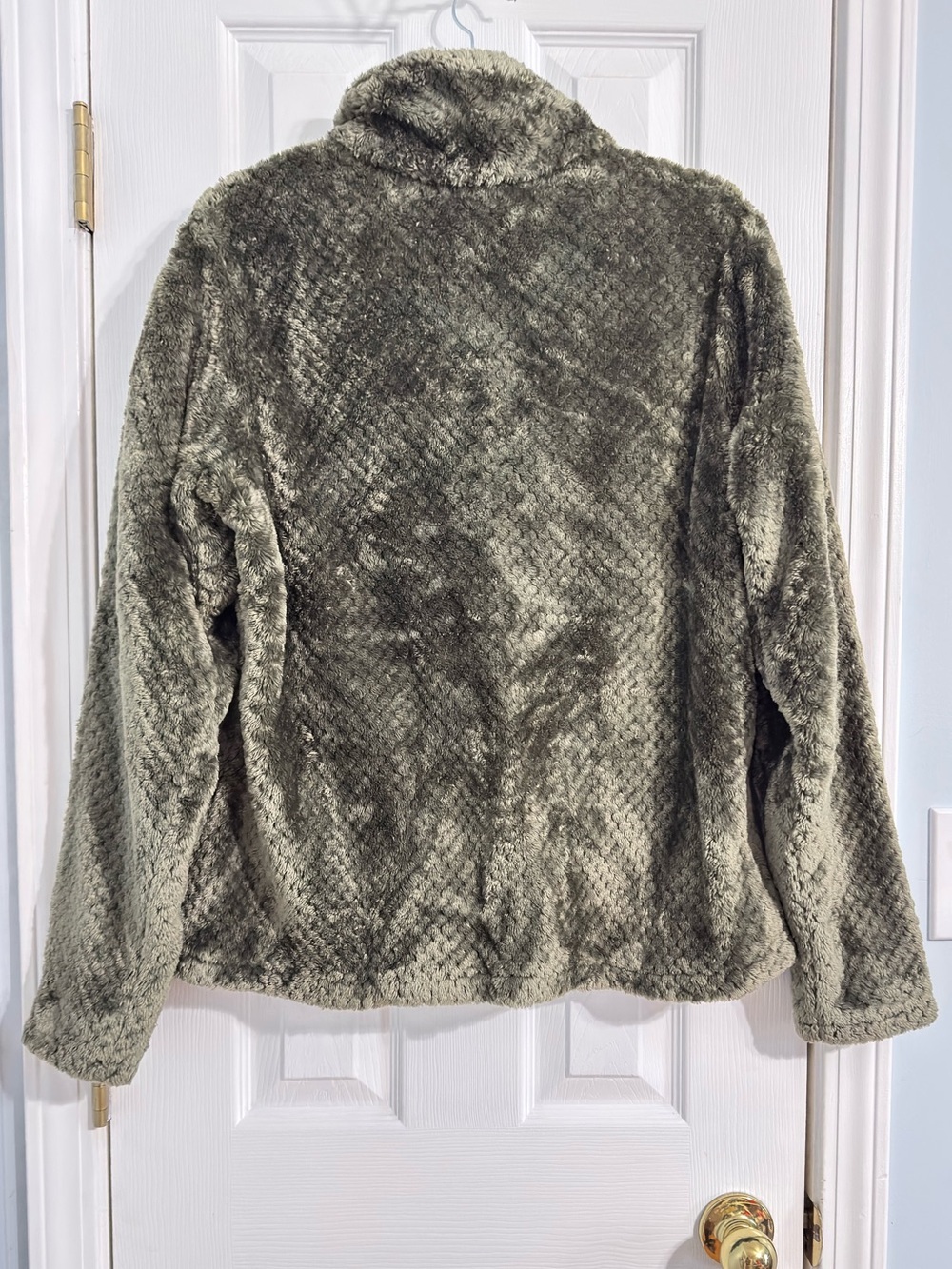 Columbia Beech Forest Plush Fleece Full Zip Jacket Olive Green XL Cozy Pockets - Picture 3 of 13